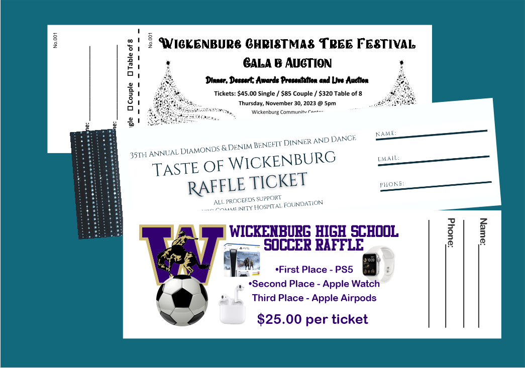 Wickenburg Kwikprint LLC · Standard Raffle Tickets